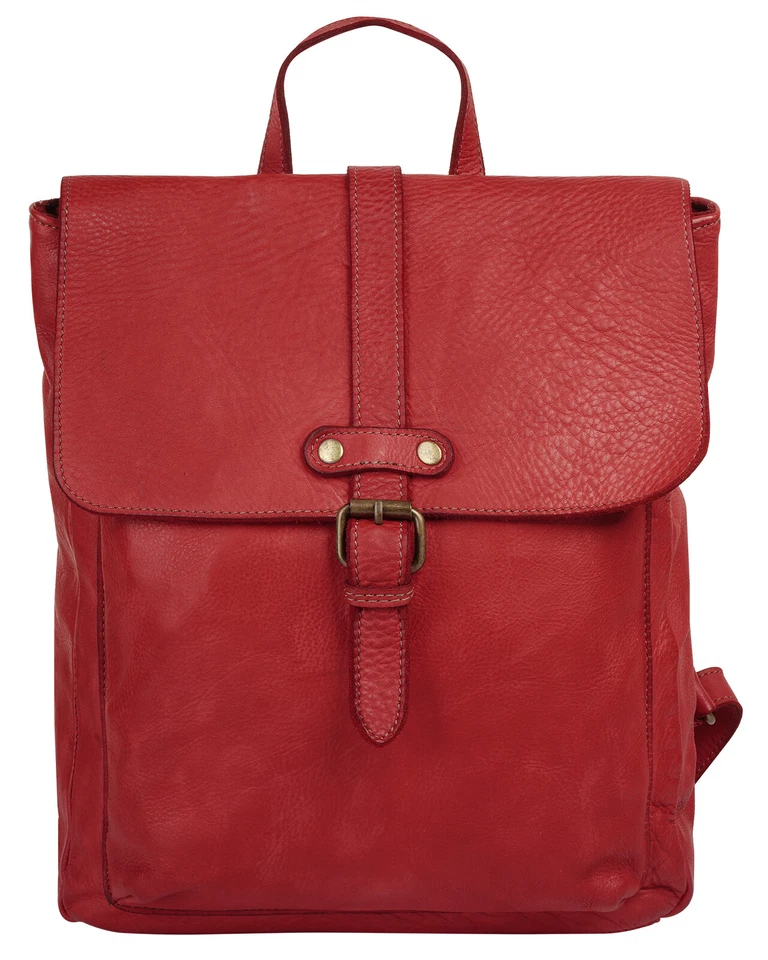 Samantha Look Rucksack echt Leder - NEU - Damen Außentasche(n), Für DIN A4