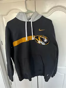 00’ NIKE NCAA MISSOURI TIGERS SIZE L VINTAGE COLLEGE HOODIE SWEAT-SHIRT / A6655 - Picture 1 of 9