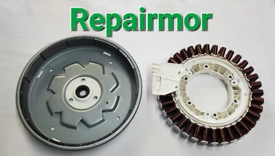 DC93-00168G, DC97-21487A Genuine Samsung Washer Stator Rotor Motor WF45R6100AW - Image 1 of 4