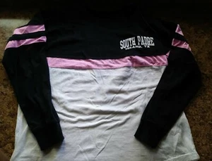 South Padre Island Shirt Womens Adult Large Pink White Logo Texas Long Sleeve - Picture 1 of 8