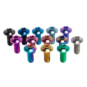 M5x12mm Titanium Screws A3 D10 umbrella head motorcycle fastener Ti Bolt  - Picture 1 of 5