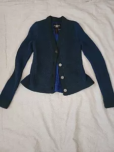 Rachel Roy Women's Size Small Acrylic/ Wool Blue Green Sweater N1 - Picture 1 of 7