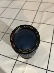 Bell & Howell 80-200mm F4.5 Canon FD Lens Zoom SLR - Picture 1 of 6