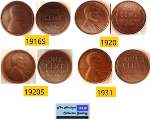 Antique⌛US Mint Lincoln Wheat Cents🪙As Depicted🪙 - Picture 1 of 10