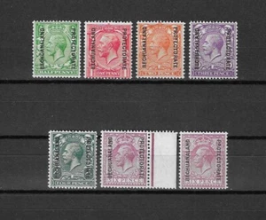 BECHUANALAND 1925/27 SG 91/97 MNH - Foto 1 di 2