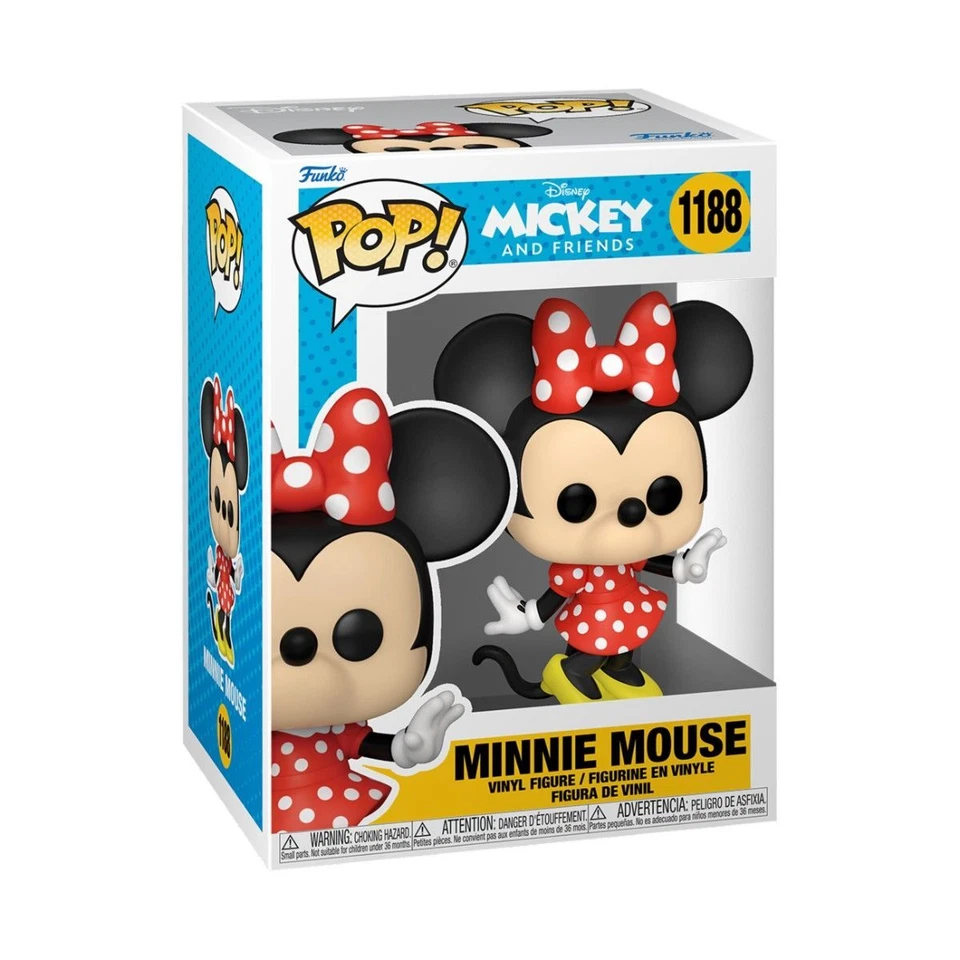 FUNKO POP! DISNEY: CLASSICS - MINNIE MOUSE 1188 59624 VINYL FIGURE NEW IN STOCK - Image 1 of 1