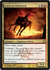 MtG x1 Foil Carnival Hellsteed Return to Ravnica - Magic the Gathering