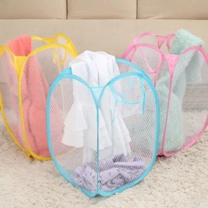 Pop Up Clothes Hampers Storage Baskets Dirty Clothes Bag Laundry Hamper - Picture 1 of 18