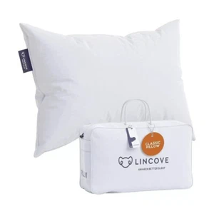 Lincove Classic™ Hotel Collection Down and Feather Bed Pillow - Made in the USA - Picture 1 of 12