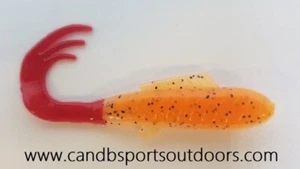 AWD BAITS 2" CRAPPIE DELIGHTS - IRIDESCENT ORANGE/RED TAIL 20PK (CD25)  - Bild 1 von 1