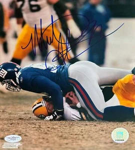 Michael Strahan New York Autographed Photo 8x10 JSA - Picture 1 of 1