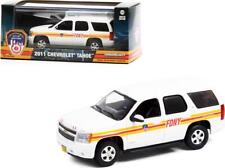 Greenlight 2011 Chevrolet Tahoe White FDNY Fire Dept NYC 1/43 Diecast Car 86189