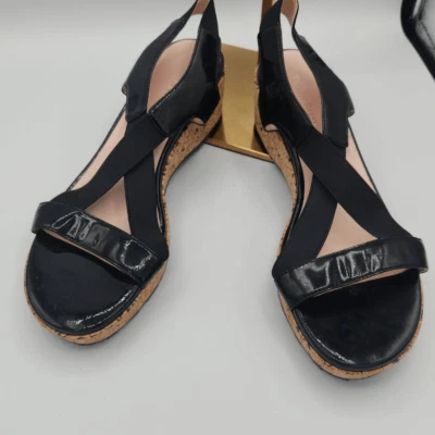 Taryn Rose Sandalias Cuña Plataforma Negro Talla 9 Foto 1 de 4