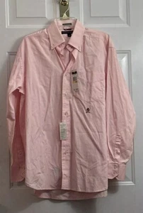 Tommy Hilfiger Hemd Herren Medium Langarm Rosa Knopfleiste Wappen - Bild 1 von 2