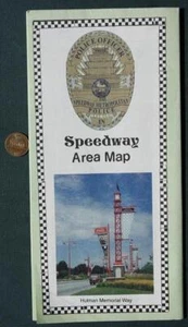 2004 Indianapolis Motor Speedway IMS Speedway Indiana Area road map Indy 500 --- - Picture 1 of 1