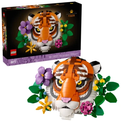 LEGO 31217 Arte La Fauna Colección Tigre 744 piezas Edades para 18+ Caja Foto 1 de 4