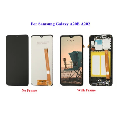 For Samsung Galaxy A20E A202 LCD Touch Screen Display Assembly Replacement±Frame - Image 1 of 4