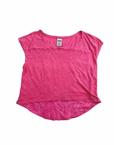 Victoria's Secret PINK Women's Size XS Lace Back Short Sleeved T Shirt - Picture 1 of 6