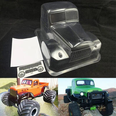 1/10 RC Crawler for Dodge Power Wagon Clear Transparent Body Shell Wheelbase 313 - Image 1 of 4