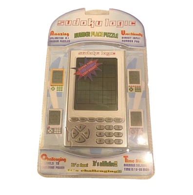 Sudoku Logic hand held number placing game.  -New- factory sealed. - Image 1 of 4