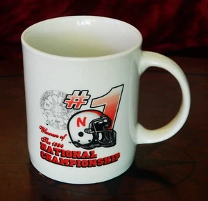 1994 NEBRASKA HUSKERS NATIONAL CHAMPIONSHIP FOOTBALL MUG UNDEFEATED - Picture 1 of 6