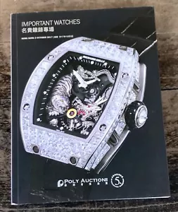 SUBASTA DE POLIETILENO Revista Catálogo RELOJES IMPORTANTES Hong Kong 2017 Patek Rolex/ - Imagen 1 de 12