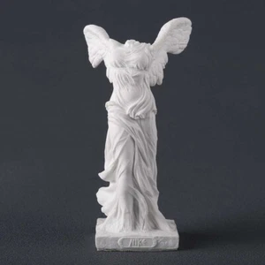 4 3/8 Inch Winged Nike of Samothrace White Finish Museum Collectible Figurine - Picture 1 of 4