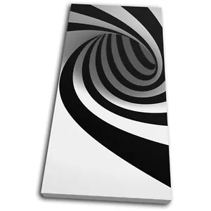 Collage Abstract Pattern B/W 3D CANVAS WALL ART Picture Print VA - Picture 1 of 1