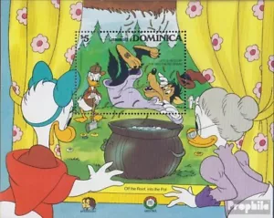 dominica block104 mint/MNH 1985 Walt-Disney-Figures - Picture 1 of 1