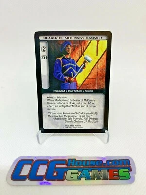 Bearer of McKennsy Hammer Limited Battletech CCG BTCCG Card *CCGHouse* - Image 1 of 3