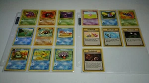 1999 Pokemon FOSSIL Set COMPLETE Uncommon Common Non Holo Cards Lot # 46-60, 62 - Picture 1 of 12