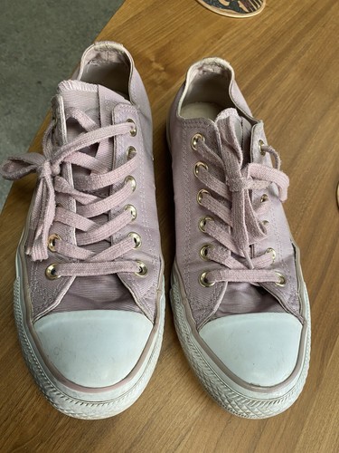 Converse rosa chiaro taglia 5