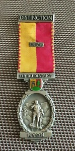 Switzerland 🔷 PERFECT rare old shooting Medal 1978 🔷 Swiss Helvetia (2) - Picture 1 of 3