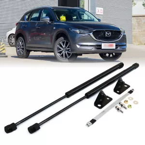 2Pcs Gas Front Hood Bonnet Lift Supports Struts Shocks Props For Mazda CX-5 2018 - Foto 1 di 10
