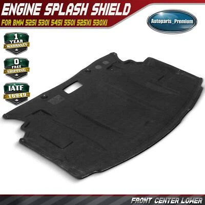 Protector contra salpicaduras de motor inferior central delantero para BMW 525i 530i 545i 550i 525xi 530xi Foto 1 de 4