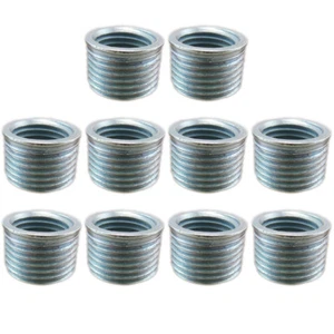 Time Sert 01181 1/4-18 Taper Pipe Zinc Insert - 10 Pack - Foto 1 di 5