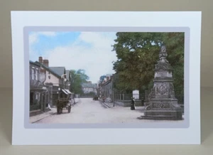 HAWARDEN VILLAGE Flintshire - TARJETA DE FELICITACIÓN - Vista vintage - En blanco - Gales - Imagen 1 de 3