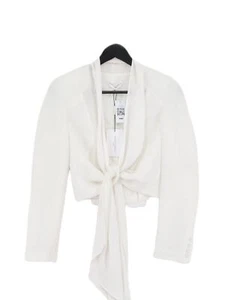 Almost Famous Women's Blazer UK 8 White 100% Polyester Overcoat - Picture 1 of 6
