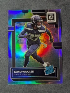 Tariq Woolen 2022 Donruss Optic Holo Rated Rookie Seattle Seahawks - Picture 1 of 3