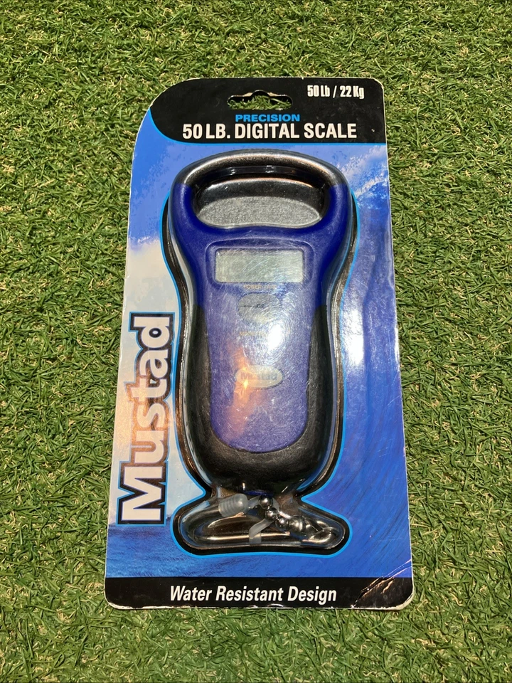 MUSTAD PRECISION 50LB / 22KG WATERPROOF DIGITAL FISH SCALE MT-50DSCL - Image 1 of 4