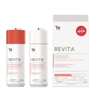 DS Labs Revita Shampoo & Conditioner Kit, 205 Ml – Scalp First System for Fuller - Image 1 of 4