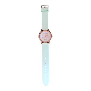 1990s Vintage Mint Green Rubber Band Religious Watch - Picture 1 of 3