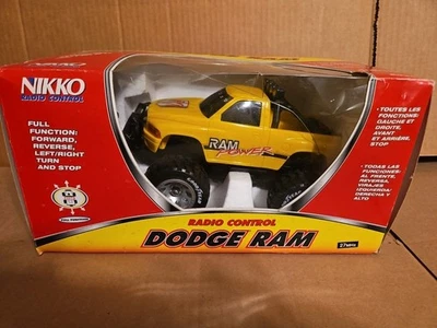 Nikko Yellow Dodge Ram - RC 1/20 Scale 49MHz RC Radio Controlled Truck  NEW RARE - Image 1 of 4