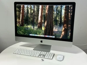Apple iMac Retina 5K 27" 2020 i9 10-Core 3.6GHz 64GB RAM 1TB SSD Radeon Pro 5300 - Picture 1 of 8