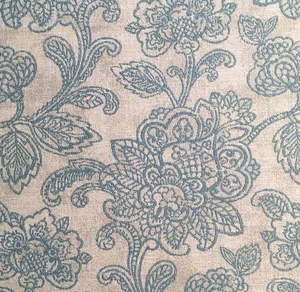 1,5 metros x CLARKE & CLARKE "Cranbrook" tela muestra tejido floral jacquard - Imagen 1 de 8
