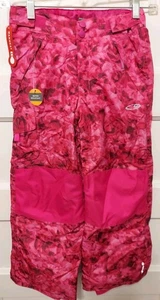 Pantalones de esquí de nieve con diseño de flores rosas talla 6/6X Champion para niña nuevos con etiquetas  - Imagen 1 de 8