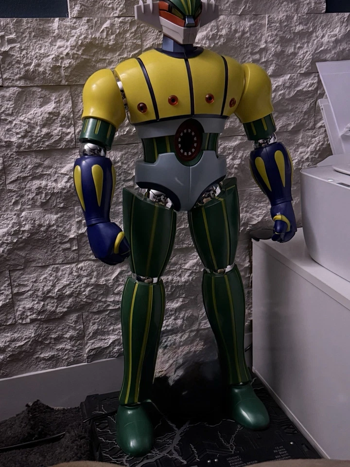 ⚡️JEEG ROBOT D'ACCIAIO  Edicola  Gazzetta dello Sport Montato 80cm Con Luci - Immagine 1 di 1