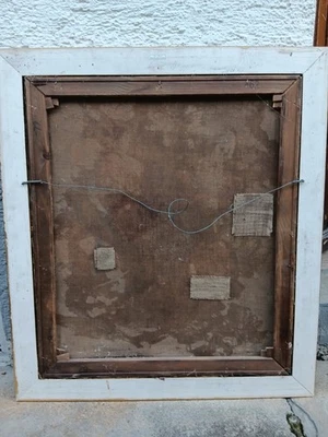 Antike Ölgemälde auf Leinwand Stilleben - Bild 1 von 4