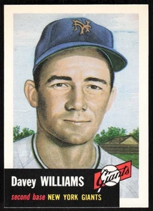 1991 Topps Archives 1953 #120 Davey Williams   - FREE SHIPPING - Picture 1 of 2