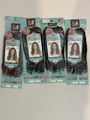 "Paquete de 4 puntas rizadas Bobbi Boss Bomba Senegal Twist de 10""" Foto 1 de 2